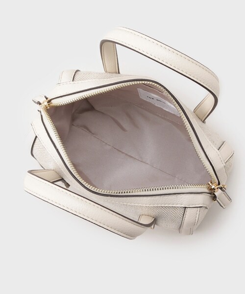 THE SHOP TK （ザ ショップ ティーケー ）の「キャンバス合皮コンビミニバッグ（ショルダーバッグ・レディース・ホワイト系7/ブラック系4・00）」の9枚目の写真