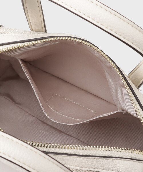 THE SHOP TK （ザ ショップ ティーケー ）の「キャンバス合皮コンビミニバッグ（ショルダーバッグ・レディース・ホワイト系7/ブラック系4・00）」の12枚目の写真