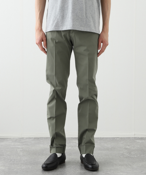 BRIGLIA ブリリア　イタリア　パンツ　チノ　カーキ　44 BRIGLIA(ブリリア) Ercolano Garment Dye Chino（スラックス