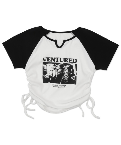 WEGO（ウィゴー）の「WEGO/キーネックサイドレースアップちびT（Tシャツ/カットソー・レディース・その他2/その他1/その他4/その他3/その他6/その他5/その他8/その他7・FREE）」の14枚目の写真