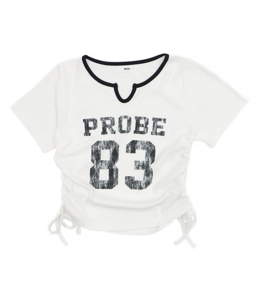 WEGO（ウィゴー）の「WEGO/キーネックサイドレースアップちびT（Tシャツ/カットソー・レディース・その他2/その他1/その他4/その他3/その他6/その他5/その他8/その他7・FREE）」の16枚目の写真