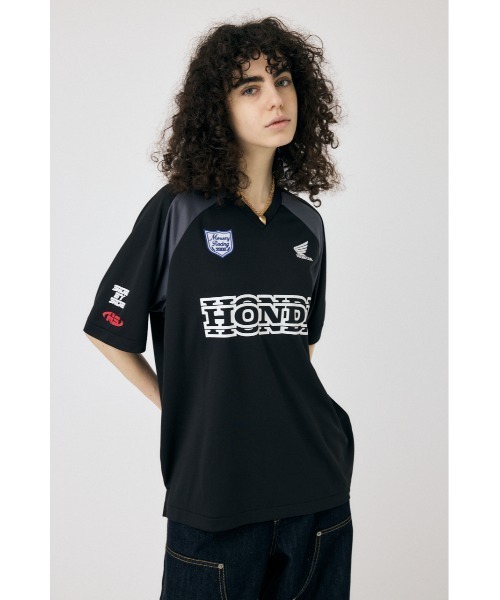 tシャツ HONDA RACING GAME シャツ レディース MOUSSY tシャツ HONDA RACING TINY Tシャツ レディース