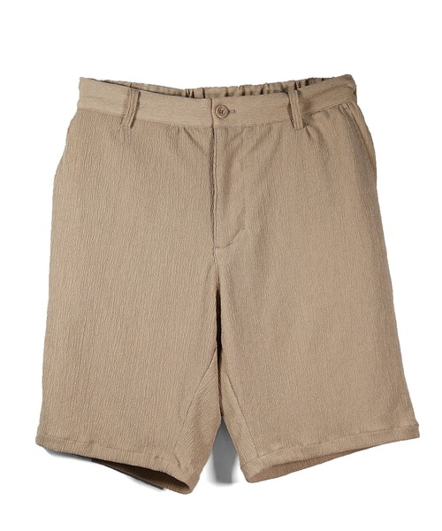 SOMEDIFF（サムディフ）の「サマーリゾートショーツ メンズ 楊柳 ハーフパンツ ボトムス 夏服 セットアップ対応（その他パンツ・メンズ・ブラック/ベージュ/グリーン/グレー・M/L/XL）」の18枚目の写真