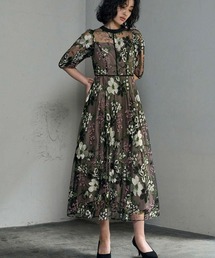 Dorry Doll（ドリードール）の「フラワー エンブロイダリー レース ドレス 結婚式 ワンピース パーティードレス オケージョンドレス お呼ばれ 二次会 成人式 同窓会 謝恩会（ドレス）」