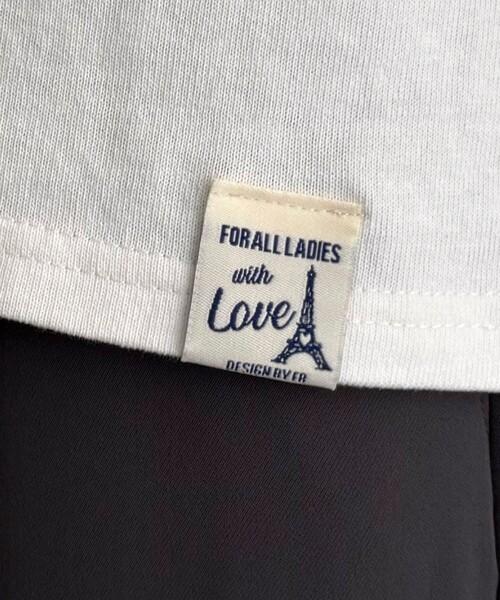 fredy emue（フレディエミュ）の「【新色追加！】ベーシッククロップド丈Tシャツ（Tシャツ/カットソー・レディース・チャコールグレー/ライトグレー/オフホワイト/ベビーピンク/ネイビー/グレイッシュベージュ・38）」の10枚目の写真