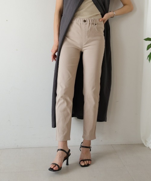 Bou Jeloud(ブージュルード)の「【M,L展開あり】ストレッチレギンスパンツ(その他パンツ・レディース・チャコールグレー/ネイビー/グレー/グレー系その他・MEDIUM/LARGE)」の3枚目の写真