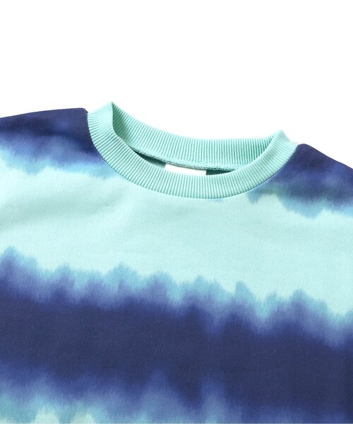 BREEZE（ブリーズ）の「【B NEW JACK】タイダイ風プリント半袖トップス_ジュニア対応（Tシャツ/カットソー・キッズ・ブルー/ブラック・90/100/110/120/130/140/150/160）」の12枚目の写真