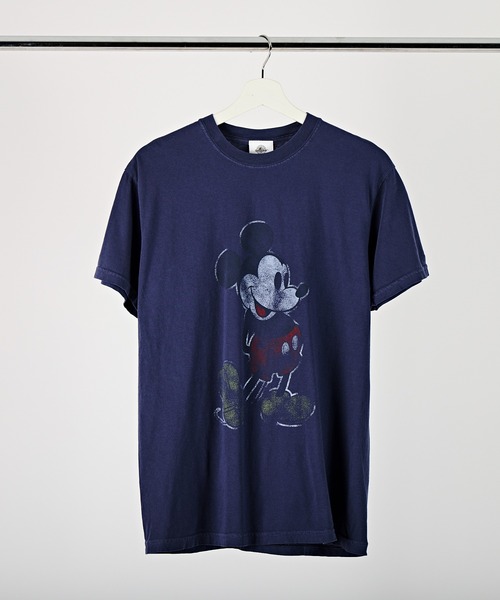 Disney(ディズニー)の「【 GOODWEAR / グッドウェア 】 Disney Vintage Collection Mickey TEE(Tシャツ/カットソー・メンズ・オレンジ/マスタード/ネイビー/オリーブドラブ/ブラック・MEDIUM/LARGE/X-LARGE)」の3枚目の写真