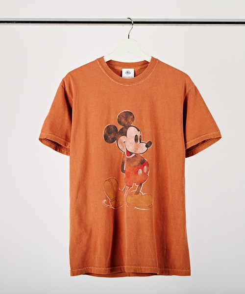 Disney(ディズニー)の「【 GOODWEAR / グッドウェア 】 Disney Vintage Collection Mickey TEE(Tシャツ/カットソー・メンズ・オレンジ/マスタード/ネイビー/オリーブドラブ/ブラック・MEDIUM/LARGE/X-LARGE)」の5枚目の写真