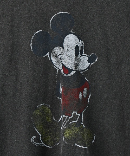 Disney(ディズニー)の「【 GOODWEAR / グッドウェア 】 Disney Vintage Collection Mickey TEE(Tシャツ/カットソー・メンズ・オレンジ/マスタード/ネイビー/オリーブドラブ/ブラック・MEDIUM/LARGE/X-LARGE)」の7枚目の写真