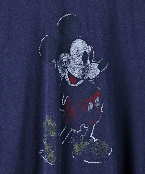 Disney(ディズニー)の「【 GOODWEAR / グッドウェア 】 Disney Vintage Collection Mickey TEE(Tシャツ/カットソー・メンズ・オレンジ/マスタード/ネイビー/オリーブドラブ/ブラック・MEDIUM/LARGE/X-LARGE)」の11枚目の写真