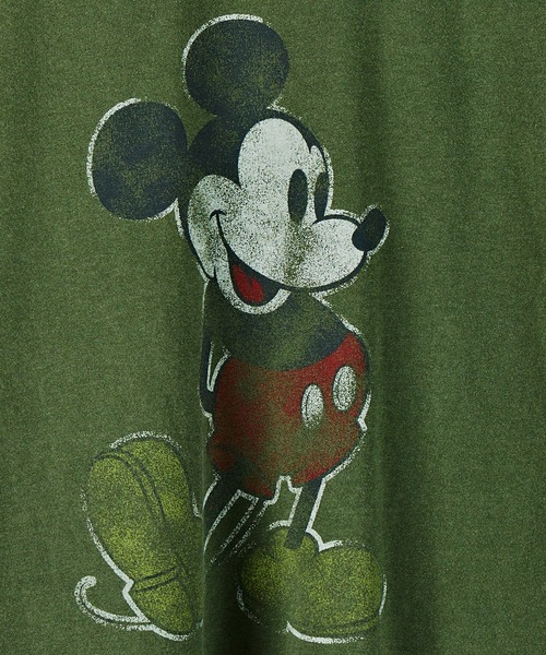Disney(ディズニー)の「【 GOODWEAR / グッドウェア 】 Disney Vintage Collection Mickey TEE(Tシャツ/カットソー・メンズ・オレンジ/マスタード/ネイビー/オリーブドラブ/ブラック・MEDIUM/LARGE/X-LARGE)」の9枚目の写真