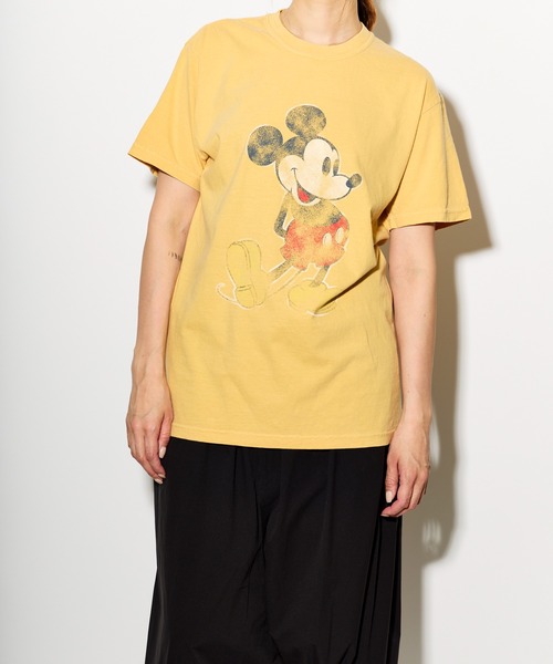 Disney(ディズニー)の「【 GOODWEAR / グッドウェア 】 Disney Vintage Collection Mickey TEE(Tシャツ/カットソー・メンズ・オレンジ/マスタード/ネイビー/オリーブドラブ/ブラック・MEDIUM/LARGE/X-LARGE)」の19枚目の写真