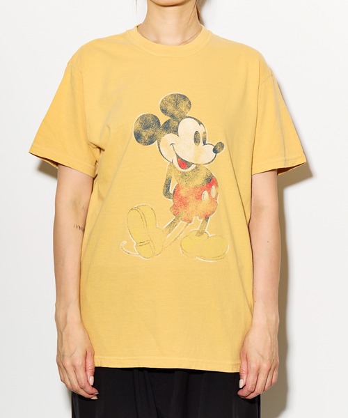 Disney(ディズニー)の「【 GOODWEAR / グッドウェア 】 Disney Vintage Collection Mickey TEE(Tシャツ/カットソー・メンズ・オレンジ/マスタード/ネイビー/オリーブドラブ/ブラック・MEDIUM/LARGE/X-LARGE)」の20枚目の写真