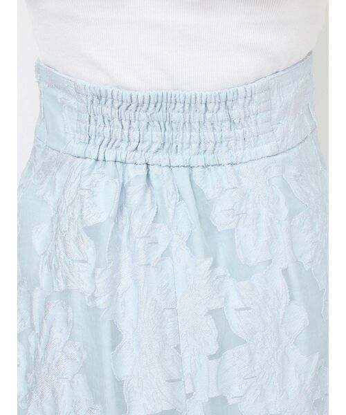RESEXXY（リゼクシー）の「シアーフラワースカート（スカート・レディース・ホワイト/ブラック/ブルー・FREE）」の4枚目の写真