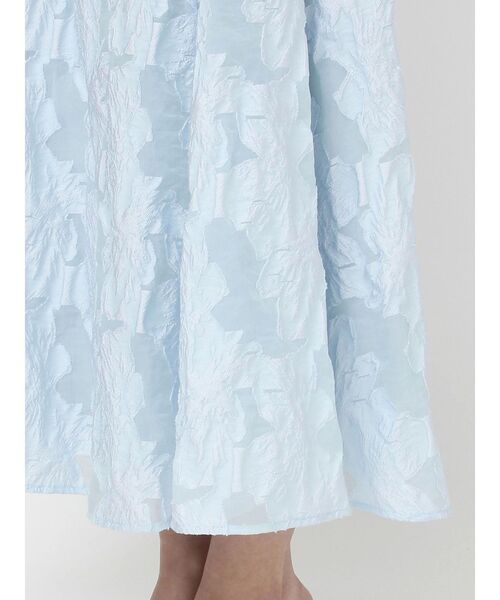 RESEXXY（リゼクシー）の「シアーフラワースカート（スカート・レディース・ホワイト/ブラック/ブルー・FREE）」の5枚目の写真