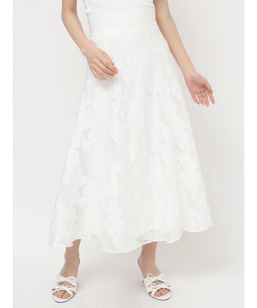 RESEXXY（リゼクシー）の「シアーフラワースカート（スカート・レディース・ホワイト/ブラック/ブルー・FREE）」の11枚目の写真