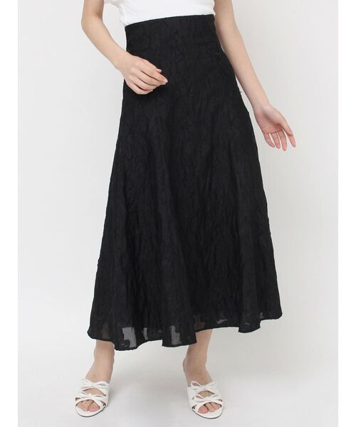 RESEXXY（リゼクシー）の「シアーフラワースカート（スカート・レディース・ホワイト/ブラック/ブルー・FREE）」の12枚目の写真