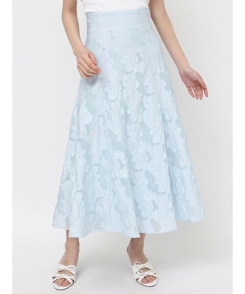 RESEXXY（リゼクシー）の「シアーフラワースカート（スカート・レディース・ホワイト/ブラック/ブルー・FREE）」の13枚目の写真