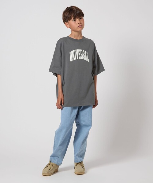 Tシャツ・カットソー IONSEOUL (UNISEX) Universal heavy cotton LS t-shirt 4JH247 セール】【別注】＜UNIVERSAL OVERALL＞UT シャツ / キッズ
