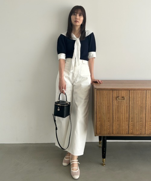 SNIDEL（スナイデル）の「クロップドデニムパンツ（デニムパンツ