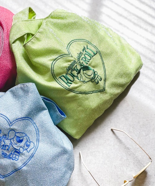 flapper_bags(フラッパー)の「The Powerpuff Girls×Flapperキラキラトート(トートバッグ・レディース・グリーン/ライトブルー/ピンク・FREE)」の9枚目の写真