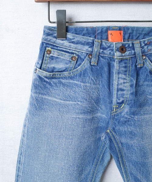 GRANDMA MAMA DAUGHTER（グランマママドーター）の「【KATO' / GRANDMA MAMA DAUGHTER】 Low Rize Boot Cut Denim Pants P08AXX（デニムパンツ・レディース・ブルー系その他・30inch/28inch/31inch/29inch/25inch/26inch/27inch/32inch）」の7枚目の写真