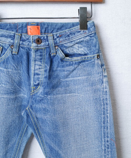 GRANDMA MAMA DAUGHTER（グランマママドーター）の「【KATO' / GRANDMA MAMA DAUGHTER】 Low Rize Boot Cut Denim Pants P08AXX（デニムパンツ・レディース・ブルー系その他・30inch/28inch/31inch/29inch/25inch/26inch/27inch/32inch）」の6枚目の写真