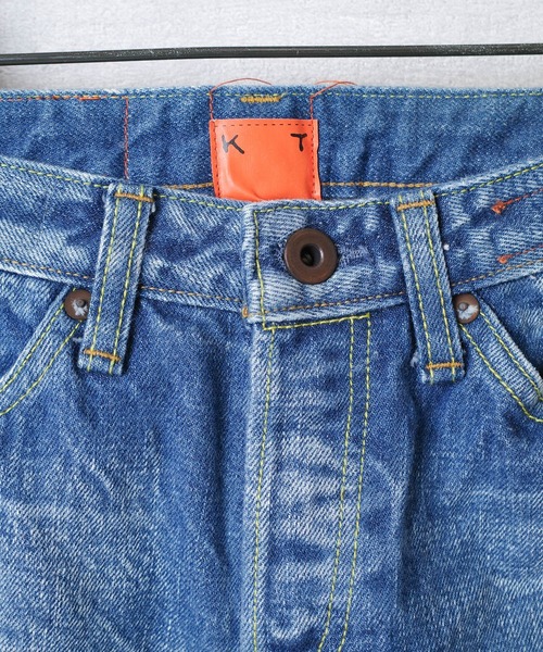 GRANDMA MAMA DAUGHTER（グランマママドーター）の「【KATO' / GRANDMA MAMA DAUGHTER】 Low Rize Boot Cut Denim Pants P08AXX（デニムパンツ・レディース・ブルー系その他・30inch/28inch/31inch/29inch/25inch/26inch/27inch/32inch）」の5枚目の写真