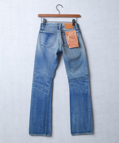 GRANDMA MAMA DAUGHTER（グランマママドーター）の「【KATO' / GRANDMA MAMA DAUGHTER】 Low Rize Boot Cut Denim Pants P08AXX（デニムパンツ・レディース・ブルー系その他・30inch/28inch/31inch/29inch/25inch/26inch/27inch/32inch）」の3枚目の写真