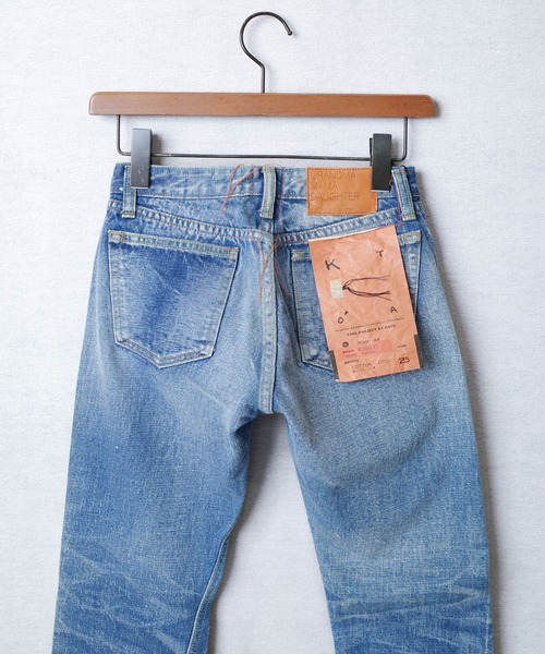 GRANDMA MAMA DAUGHTER（グランマママドーター）の「【KATO' / GRANDMA MAMA DAUGHTER】 Low Rize Boot Cut Denim Pants P08AXX（デニムパンツ・レディース・ブルー系その他・30inch/28inch/31inch/29inch/25inch/26inch/27inch/32inch）」の2枚目の写真