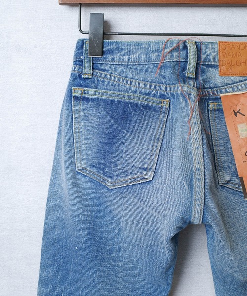 GRANDMA MAMA DAUGHTER（グランマママドーター）の「【KATO' / GRANDMA MAMA DAUGHTER】 Low Rize Boot Cut Denim Pants P08AXX（デニムパンツ・レディース・ブルー系その他・30inch/28inch/31inch/29inch/25inch/26inch/27inch/32inch）」の16枚目の写真