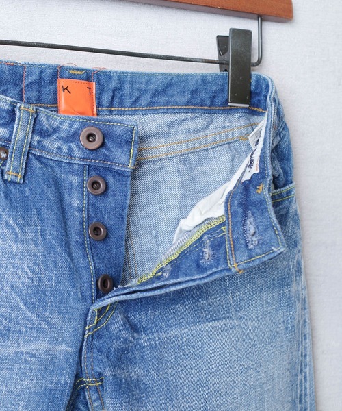 GRANDMA MAMA DAUGHTER（グランマママドーター）の「【KATO' / GRANDMA MAMA DAUGHTER】 Low Rize Boot Cut Denim Pants P08AXX（デニムパンツ・レディース・ブルー系その他・30inch/28inch/31inch/29inch/25inch/26inch/27inch/32inch）」の13枚目の写真