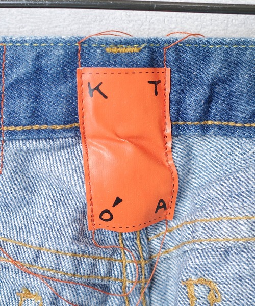 GRANDMA MAMA DAUGHTER（グランマママドーター）の「【KATO' / GRANDMA MAMA DAUGHTER】 Low Rize Boot Cut Denim Pants P08AXX（デニムパンツ・レディース・ブルー系その他・30inch/28inch/31inch/29inch/25inch/26inch/27inch/32inch）」の10枚目の写真