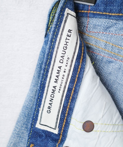 GRANDMA MAMA DAUGHTER（グランマママドーター）の「【KATO' / GRANDMA MAMA DAUGHTER】 Low Rize Boot Cut Denim Pants P08AXX（デニムパンツ・レディース・ブルー系その他・30inch/28inch/31inch/29inch/25inch/26inch/27inch/32inch）」の9枚目の写真
