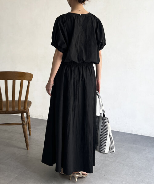 Chez toi（シェトワ）の「ボリュームブラウス×フレアスカートSET（ワンピース・レディース・ブラック/グリーン/ライトグレー・FREE）」の20枚目の写真