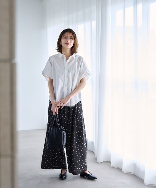 セール】アソートプリントフレアパンツ[プチ・プラスサイズあり