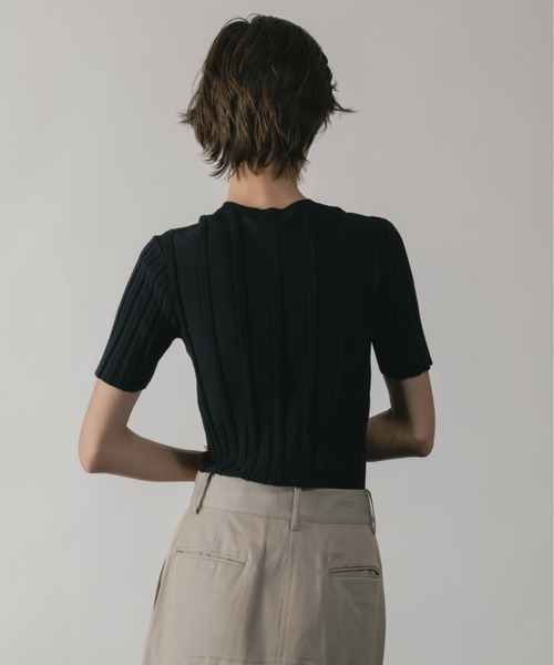 ニット/セーター DEUXIEME CLASSE - CINOH 20AW NO SLEEVE TURTLE NECK KNIT Sleeveless Turtleneck Knit Sweater -SW 180 | Pom Pom Boutique
