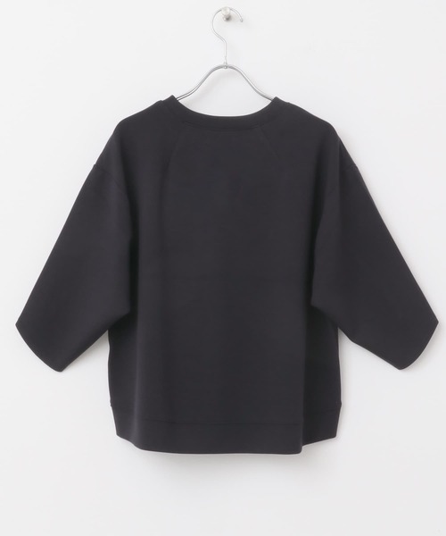 F by ROSSO(エフバイロッソ)の「F by ROSSO ダンボールコクーンプルオーバー(Tシャツ/カットソー・レディース・ネイビー/ベージュ・FREE)」の11枚目の写真
