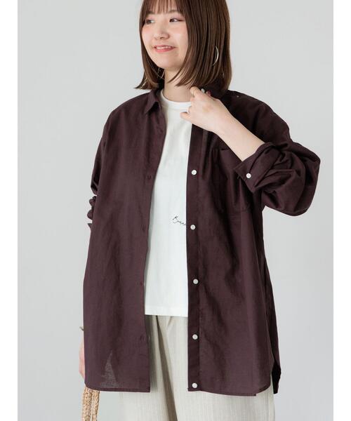 Lugnoncure（ルノンキュール）の「綿麻2WAYシャツ（シャツ/ブラウス