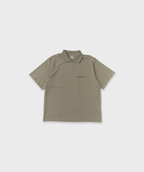 FOG ESSENTIALS（エフオージーエッセンシャルズ）の「FOG ESSENTIALS/エッセンシャルズ 1POINT LOGO  POLO SS SHIRTS ポロシャツ（ポロシャツ・メンズ・タン/クリーム/セージグリーン/ホワイト・M/L/XL）」の4枚目の写真