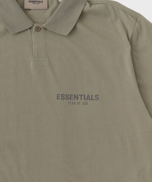 FOG ESSENTIALS（エフオージーエッセンシャルズ）の「FOG ESSENTIALS/エッセンシャルズ 1POINT LOGO  POLO SS SHIRTS ポロシャツ（ポロシャツ・メンズ・タン/クリーム/セージグリーン/ホワイト・M/L/XL）」の5枚目の写真