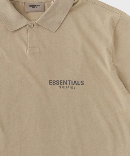 FOG ESSENTIALS（エフオージーエッセンシャルズ）の「FOG ESSENTIALS/エッセンシャルズ 1POINT LOGO  POLO SS SHIRTS ポロシャツ（ポロシャツ・メンズ・タン/クリーム/セージグリーン/ホワイト・M/L/XL）」の6枚目の写真