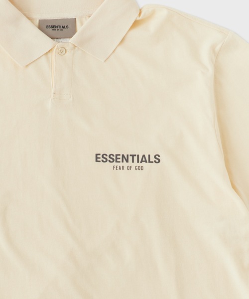 FOG ESSENTIALS（エフオージーエッセンシャルズ）の「FOG ESSENTIALS/エッセンシャルズ 1POINT LOGO  POLO SS SHIRTS ポロシャツ（ポロシャツ・メンズ・タン/クリーム/セージグリーン/ホワイト・M/L/XL）」の7枚目の写真