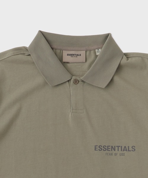 FOG ESSENTIALS（エフオージーエッセンシャルズ）の「FOG ESSENTIALS/エッセンシャルズ 1POINT LOGO  POLO SS SHIRTS ポロシャツ（ポロシャツ・メンズ・タン/クリーム/セージグリーン/ホワイト・M/L/XL）」の9枚目の写真