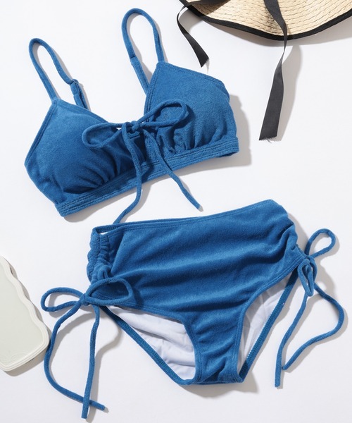 POPPY リボン水着　あさぎーにょ　ショルダーリボン シャーリングビキニ POPPY リボン水着 あさぎーにょ ショルダーリボン シャーリングビキニ