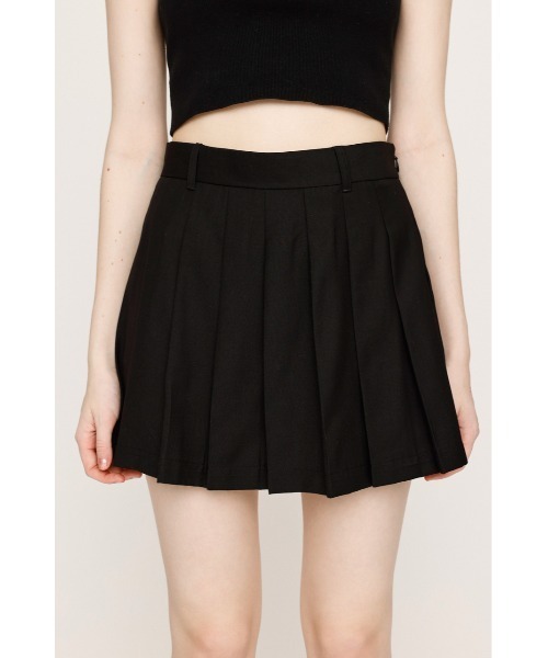 【関税込み】Dunst ブラック ミニ スコート セール】MINI PLEATS SKORT ミニ プリーツ スコート（スカート