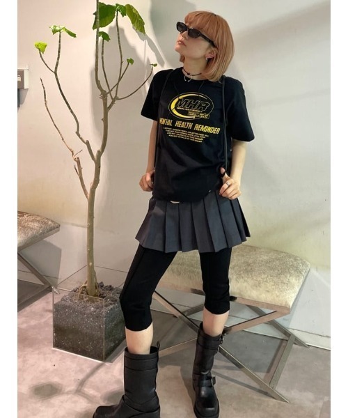 SLY（スライ）の「MINI PLEATS SKORT ミニ プリーツ スコート（スカート・レディース・杢グレー/ブラック・0/1）」の16枚目の写真