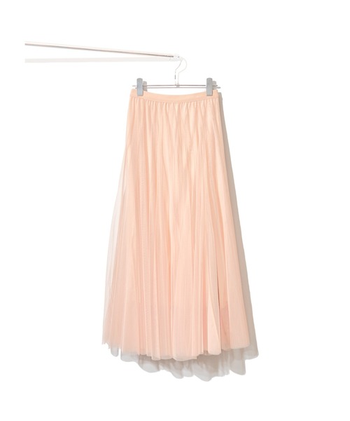 THEODORIC.dy(セオドリックディ)の「エアリーチュールスカート(軽やかに揺れる、上品オトナ映え) / Airy Tulle Skirt(スカート・レディース・ピンク/アイボリー/ブラック/ライトブルー・FREE)」の1枚目の写真