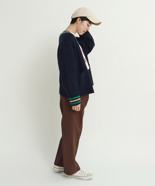 CHILD WOMAN(チャイルドウーマン)の「☆チルデンニットカーディガン(カーディガン/ボレロ・レディース・アイボリー/ネイビー・FREE)」の20枚目の写真